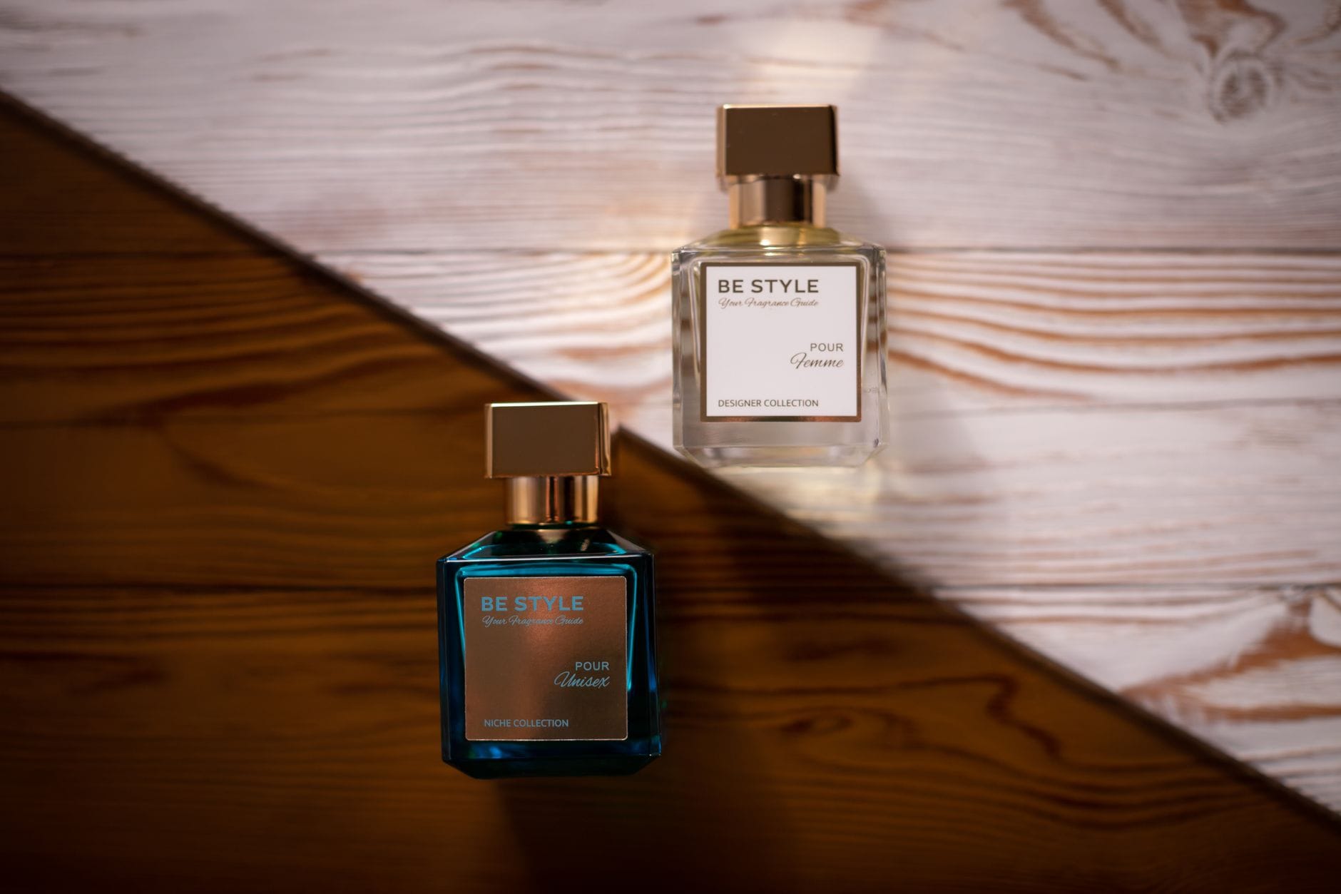 A curated collection of the top 50 perfumes for men in 2026, featuring luxury and affordable options on a dark wooden table.